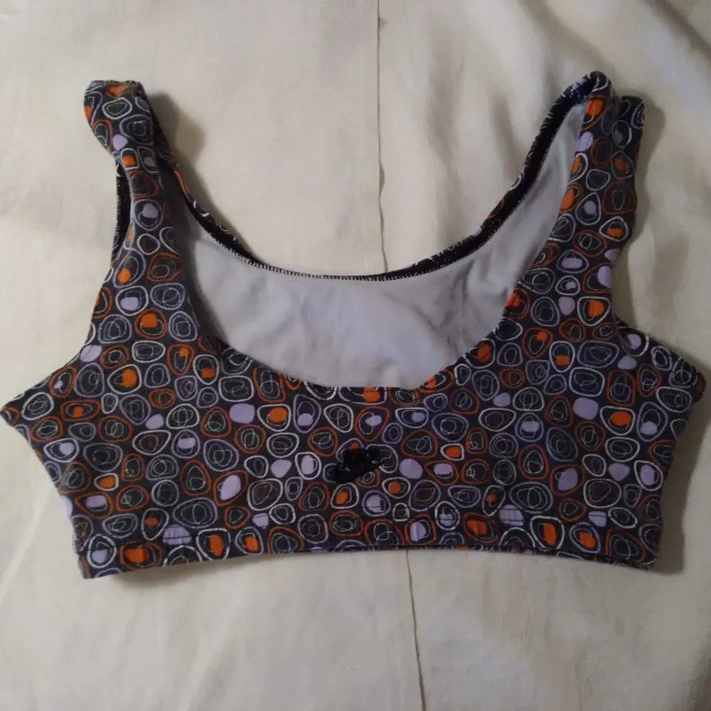 Vintage 90s Nike Abstract Pattern Sports Bra